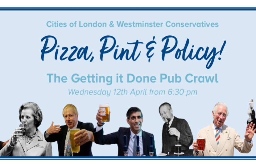 Pizza, Pint & Policy: The Getting it Done Pub Crawl