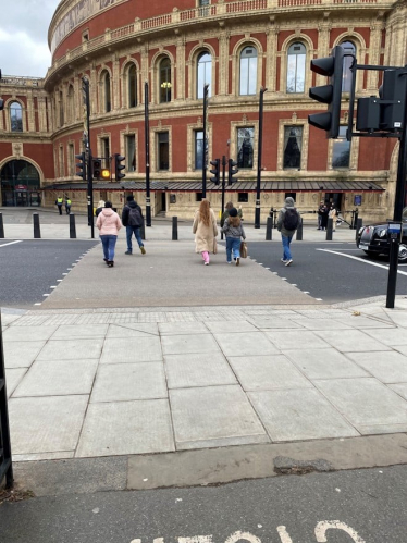It's great to see how well used the improvements to the pavements and highway around the Royal Albert Hall are. 