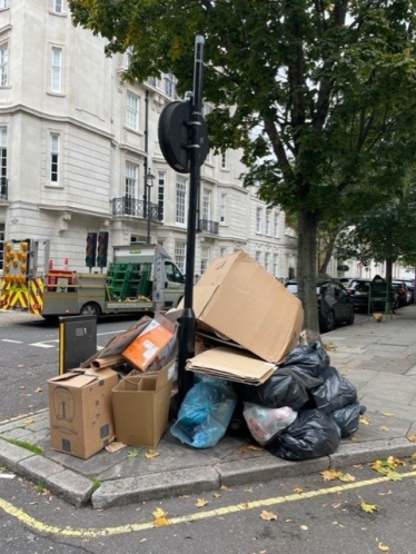 Rubbish dumped 